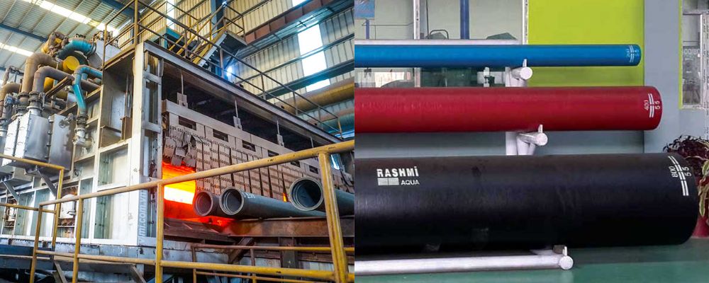 ứng dụng của ống gang rashmi