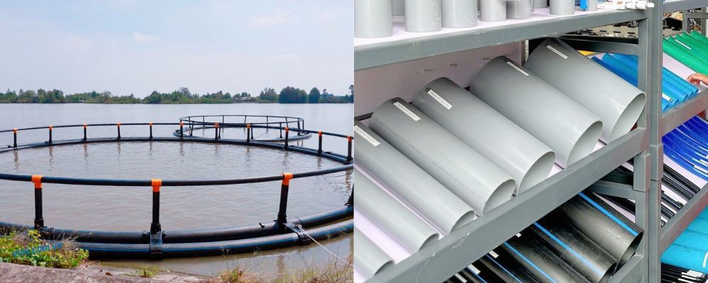 ứng dụng của ống nhựa hoa sen