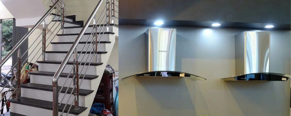 ứng dụng thực tế của ống inox trang trí sơn hà