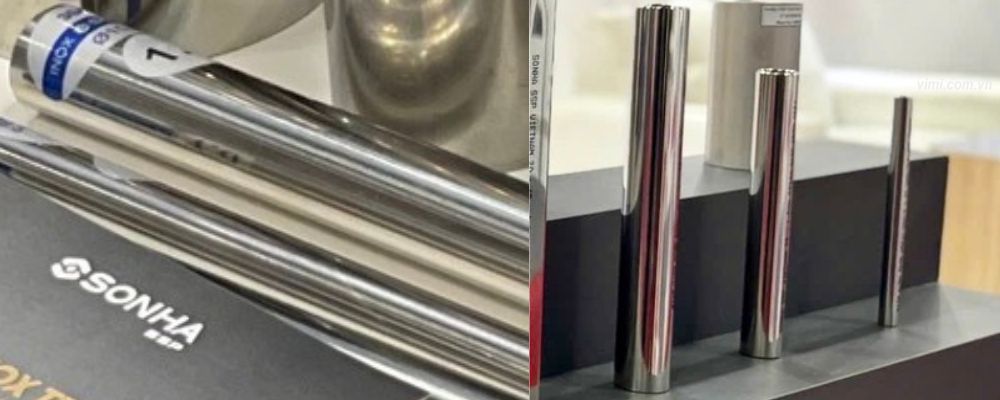 ưu điểm của ống inox trang trí sơn hà