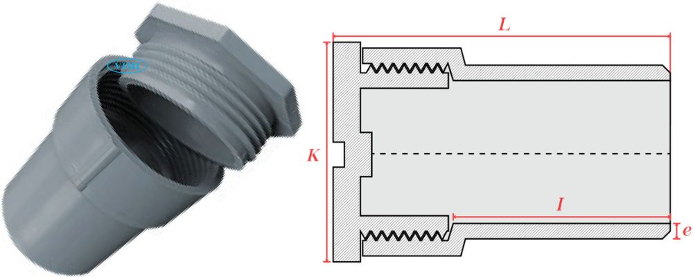 bản vẽ bịt ống cấp thoát nước upvc gs xả