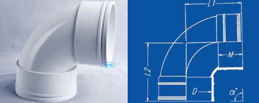 bản vẽ co ống thoát upvc gs 88 độ đều