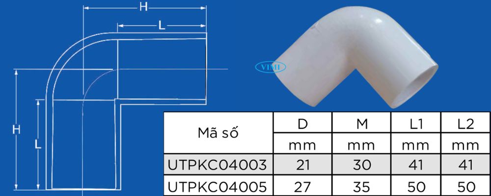 bản vẽ co ống thoát upvc gs 90 độ
