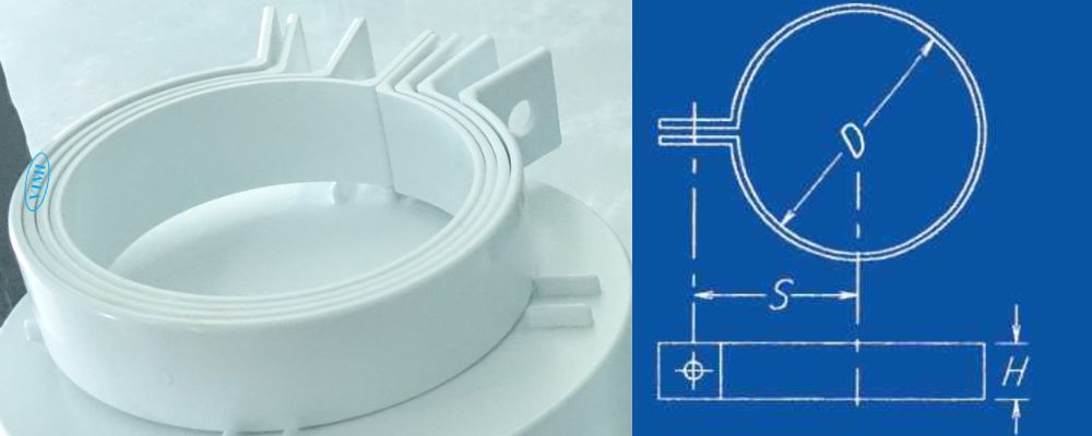 Kẹp ống thoát uPVC GS bản vẽ kẹp ống thoát upvc gs