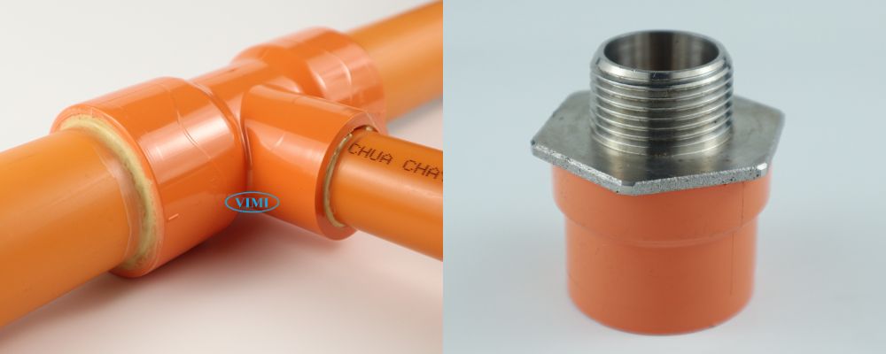 các phương pháp kết nối phụ kiện cpvc