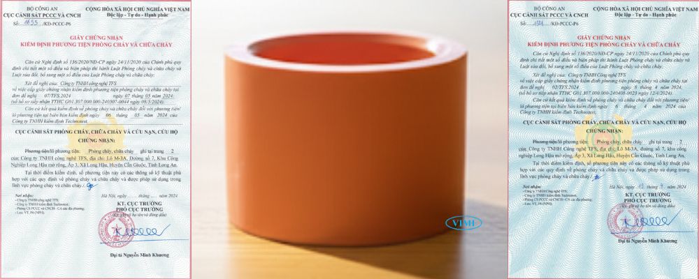 chứng nhận bịt ống nhựa gs cpvc pccc