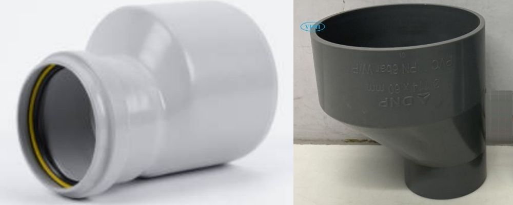 côn thu pvc lệch tâm