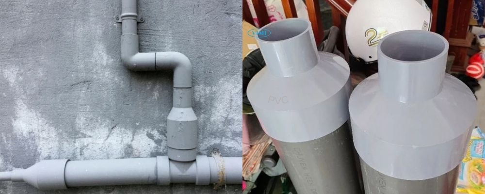 côn thu pvc tái sử dụng không