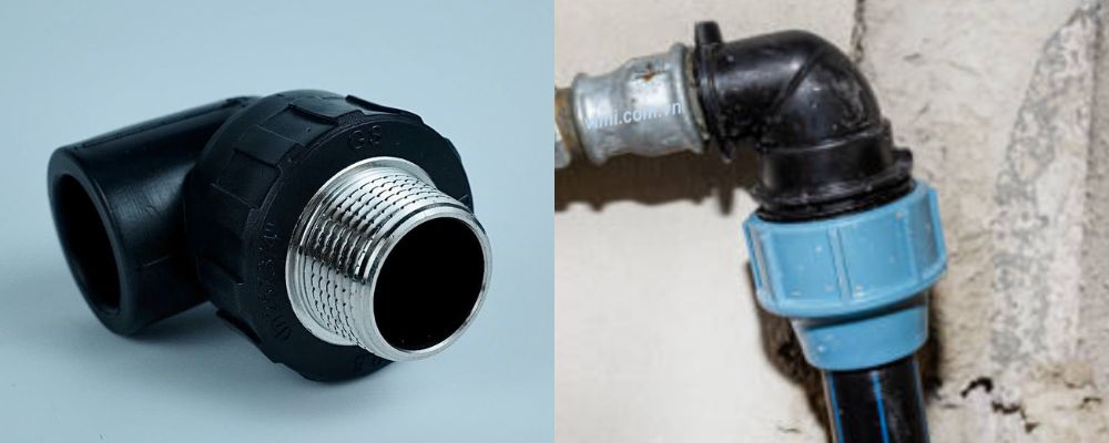 cút nhựa hdpe nối ren