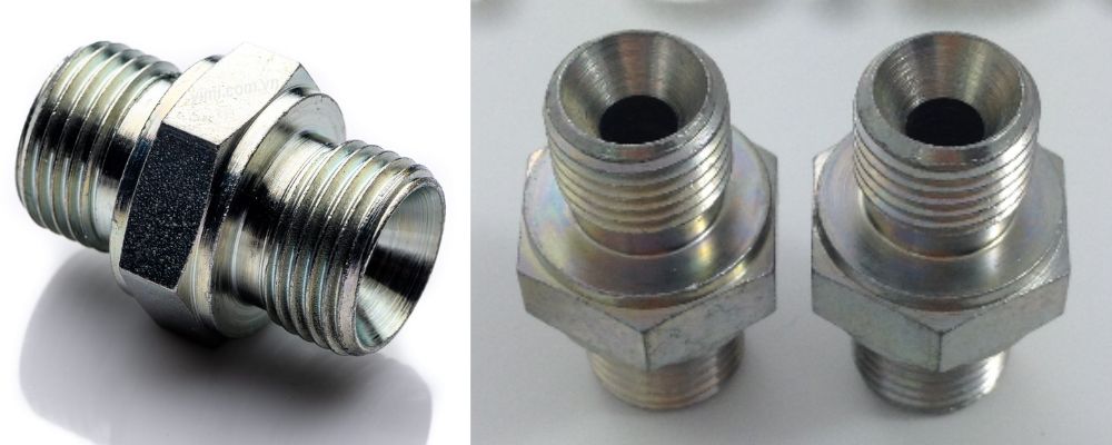 kép côn inox 2 đầu lõm