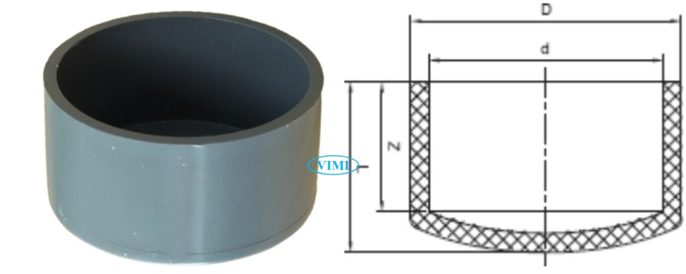 kích thước bịt ống nhựa gs cpvc công nghiệp