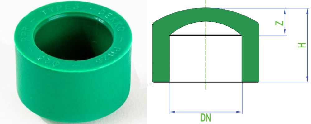 kích thước bịt ppr dekko
