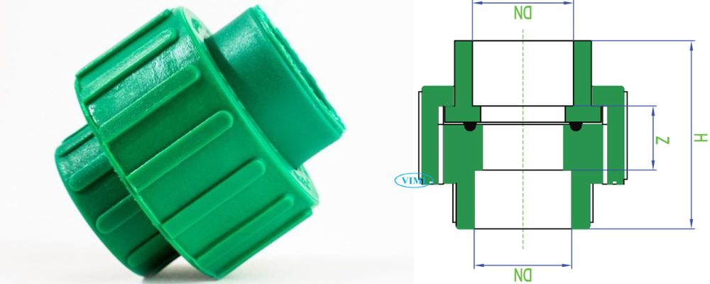 kích thước rắc co ppr dekko