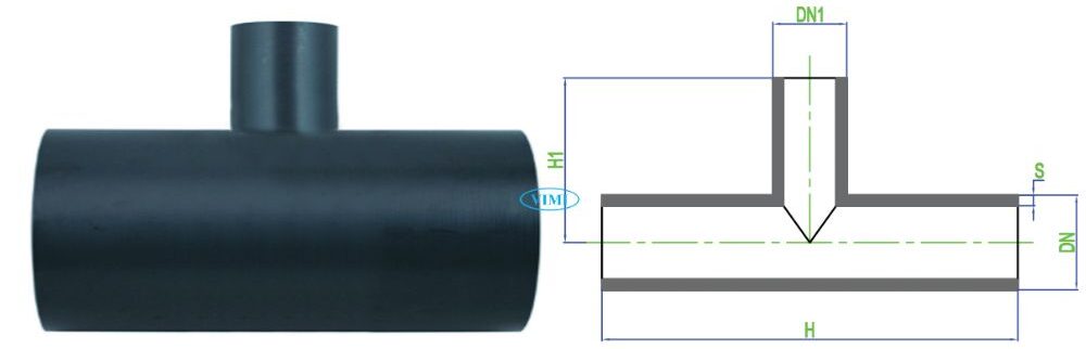 Tê Dekko HDPE kích thước tê dekko hdpe thu hàn