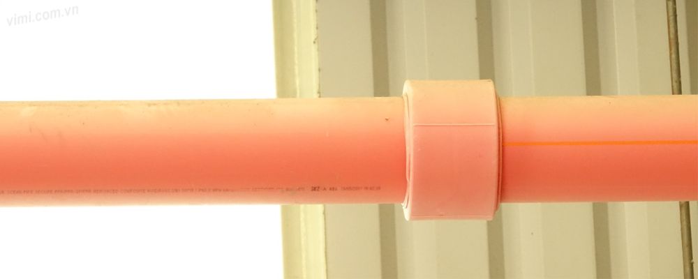 Nối nhựa GS cPVC PCCC lắp đặt thực tế nối nhựa gs cpvc pccc