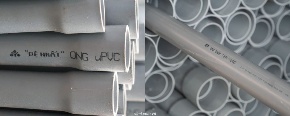 nhãn hiệu ống upvc tại Việt Nam