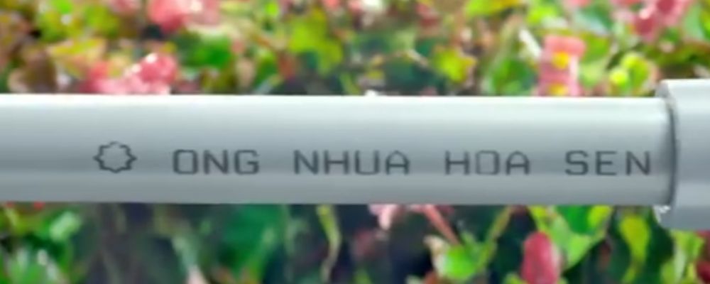 ống nhựa hoa sen