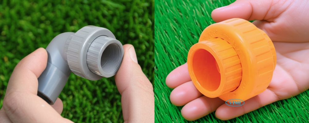 phụ kiện cpvc rắc co nhựa