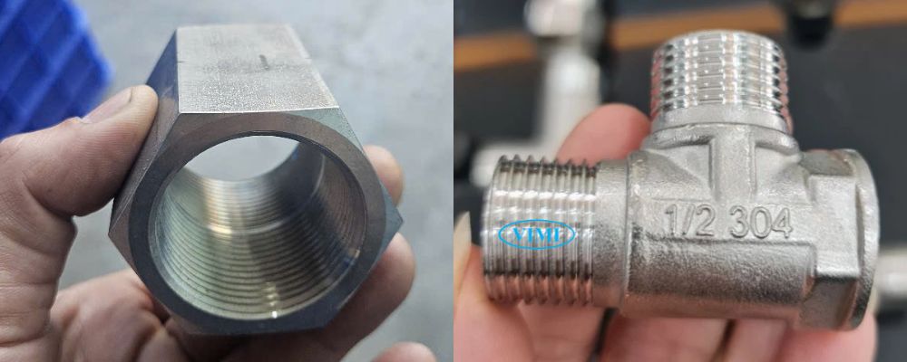phụ kiện inox nối ren