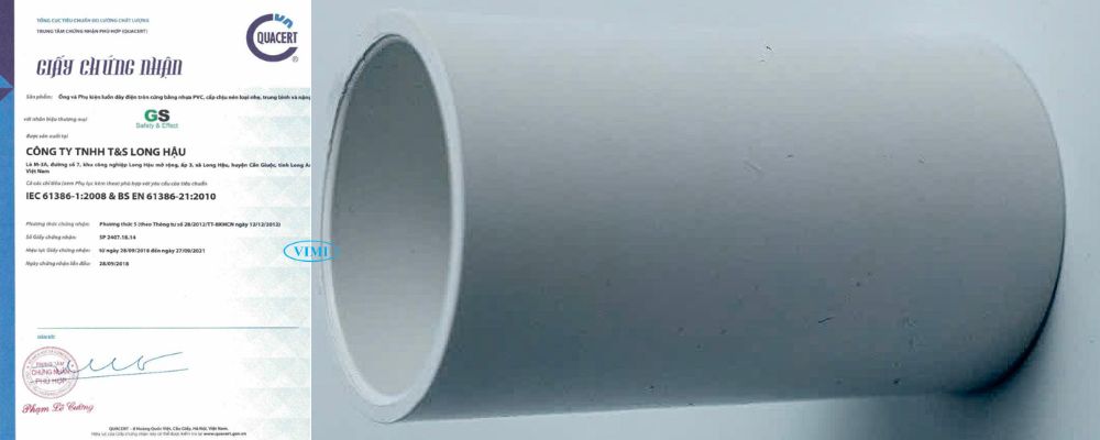 Nối trơn ống dây điện PVC GS tiêu chuẩn nối trơn ống dây điện pvc gs