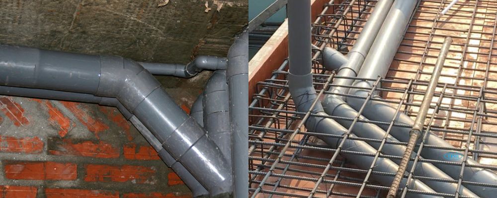 Co 45 độ PVC - Chếch 45 độ PVC ứng dụng cút 45 độ pvc