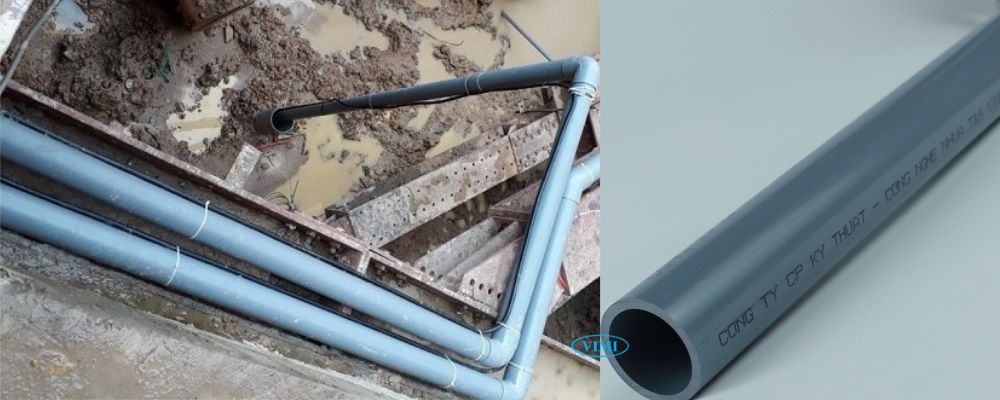 ứng dụng ống cấp thoát nước upvc gs hệ inch