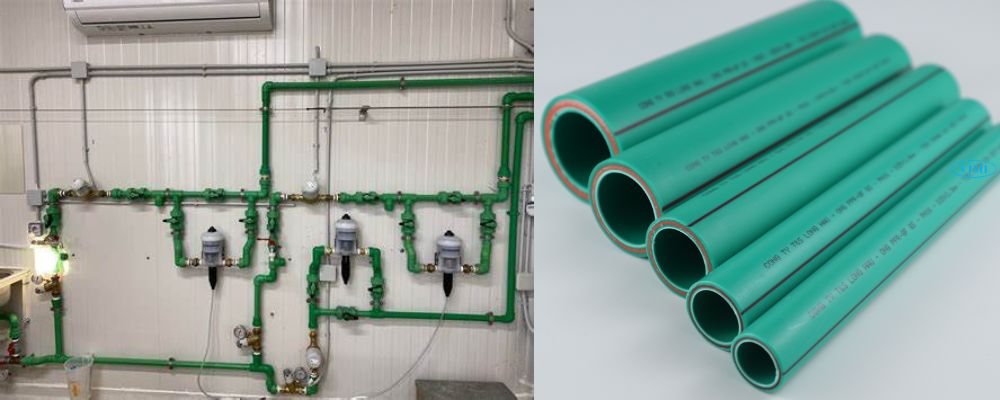 Ống GS PPR 3 lớp PN16 ứng dụng ống gs ppr 3 lớp pn16