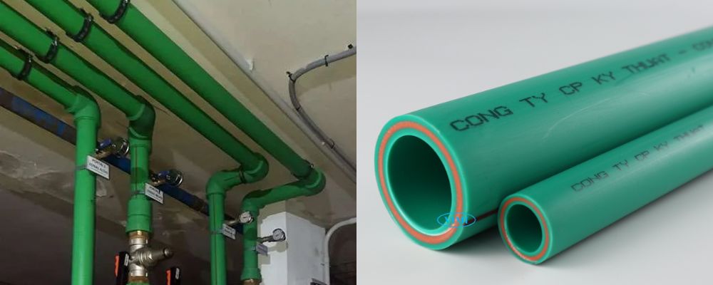 Ống GS PPR 3 lớp PN20 ứng dụng ống gs ppr 3 lớp pn20