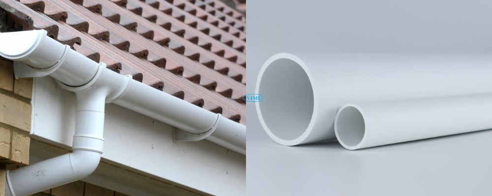 ứng dụng ống thoát upvc gs dán keo