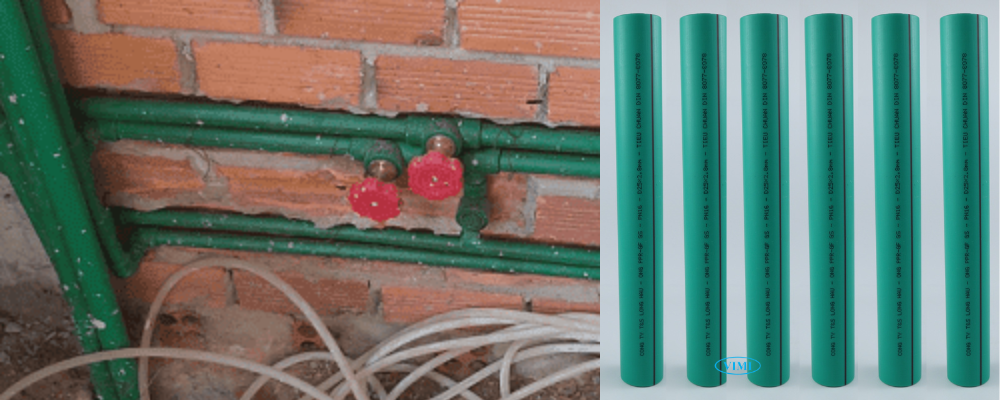 Ống GS PPR PN16 ứng dụng thực tế ống gs ppr pn16