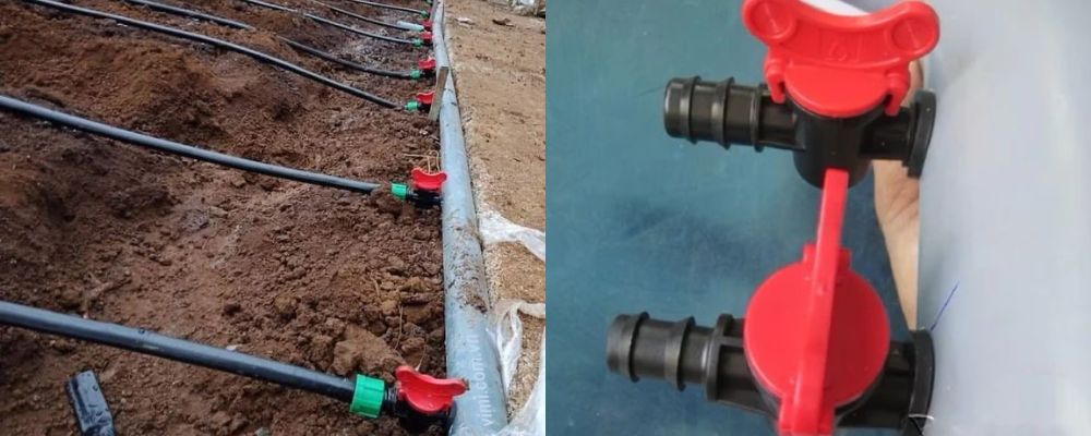 ứng dụng van ống tưới dekko