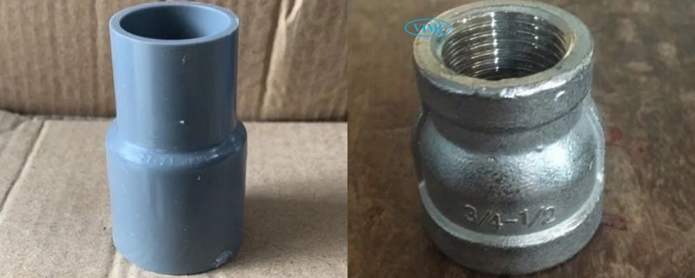 Côn thu hay nối giảm 27-21. Kích cỡ thông dụng nhất vật liệu chế tạo nối giảm 27 21