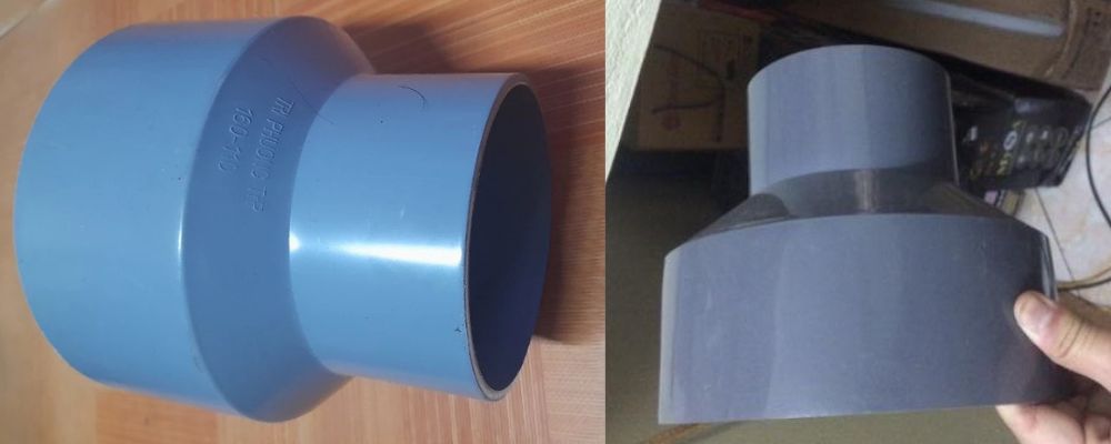 chi phí côn thu 160 110 và côn thu 160 90