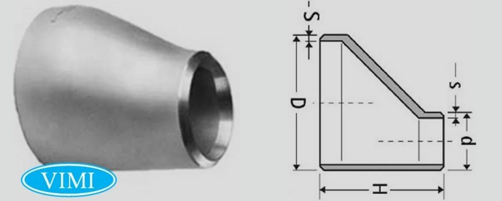 côn thu inox 201 lệch tâm
