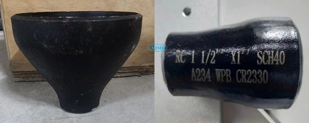 côn thu thép đen đồng tâm