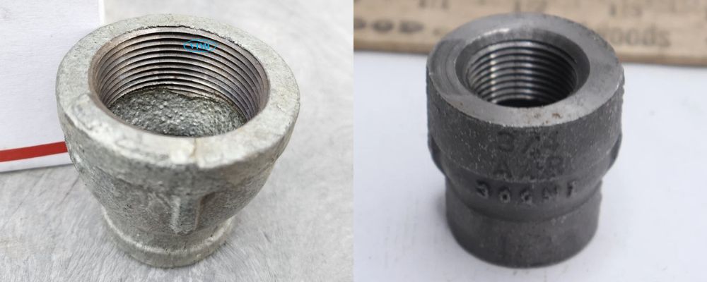 côn thu thép nối ren