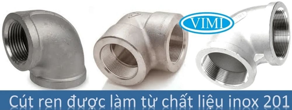 cút inox 201 nối ren