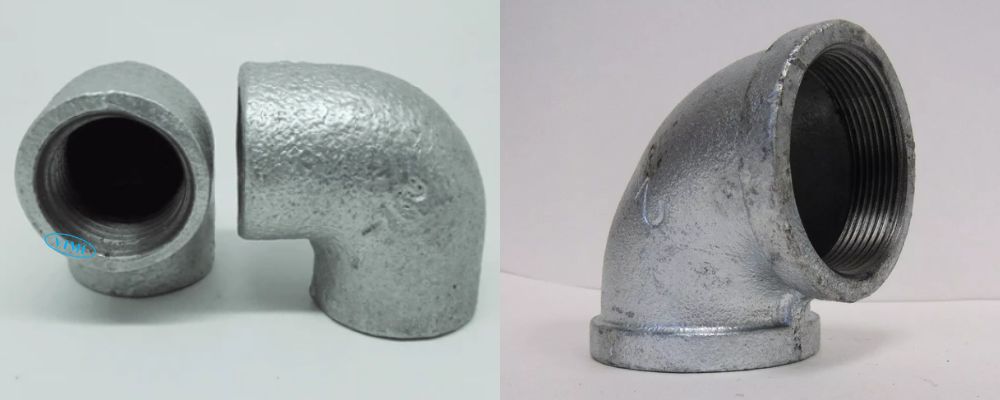 cút thép mạ kẽm nối ren