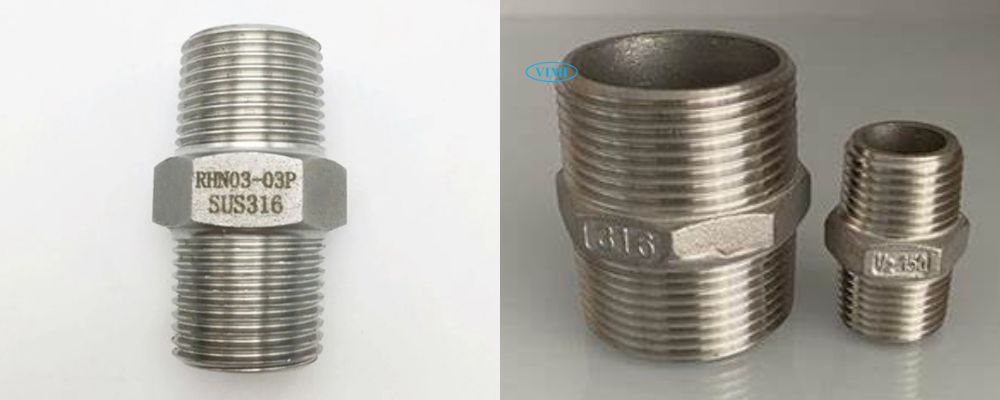 kép inox 316 ren ngoài