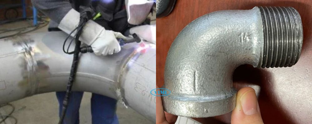 Co thép 90 độ là gì - Phân loại và ứng dụng kết nối của co thép 90 độ