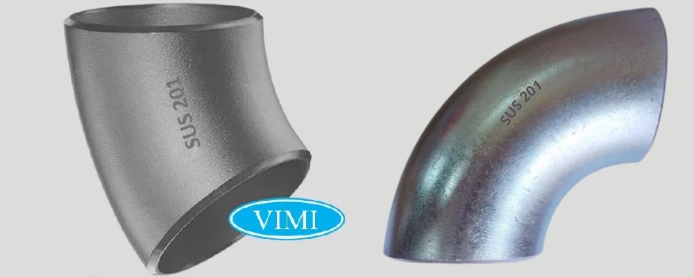 khác biệt giữa chếch và cút inox 201