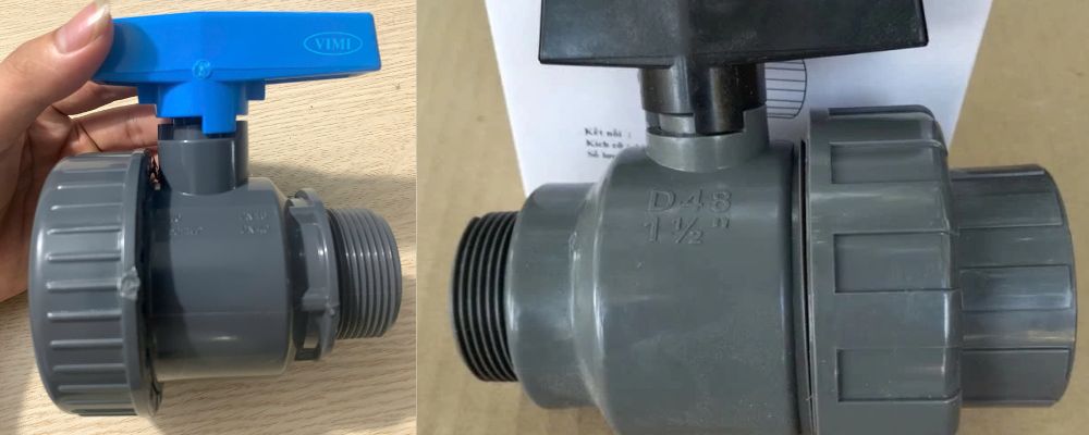 kích cỡ phổ biến của van téc nước