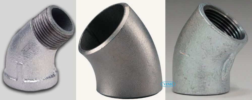 Cút thép 45 độ - Mượt mà và hiệu quả kiểu kết nối cút thép 45 độ