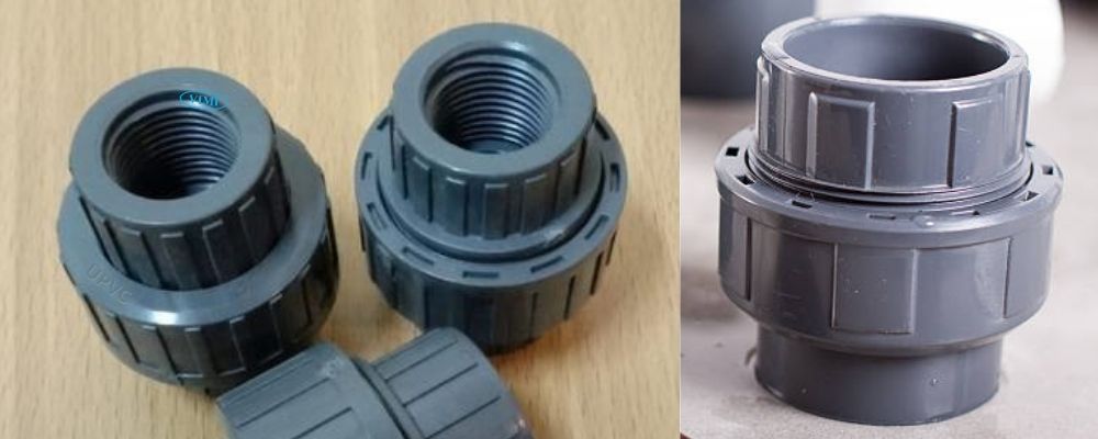 kiểu kết nối rắc co upvc