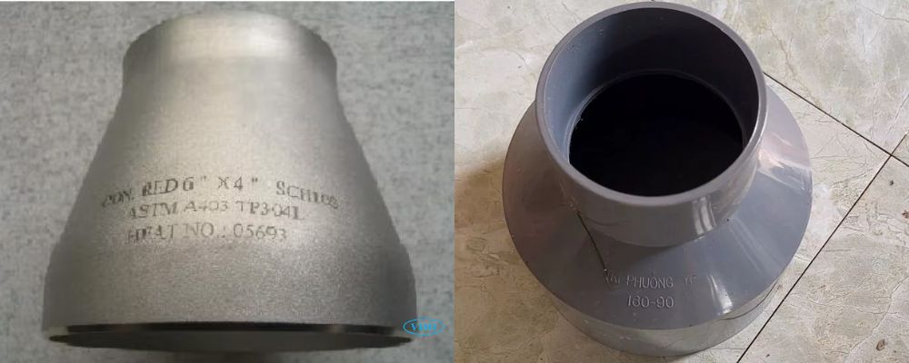 phân biệt côn thu 160 110 và côn thu 160 90