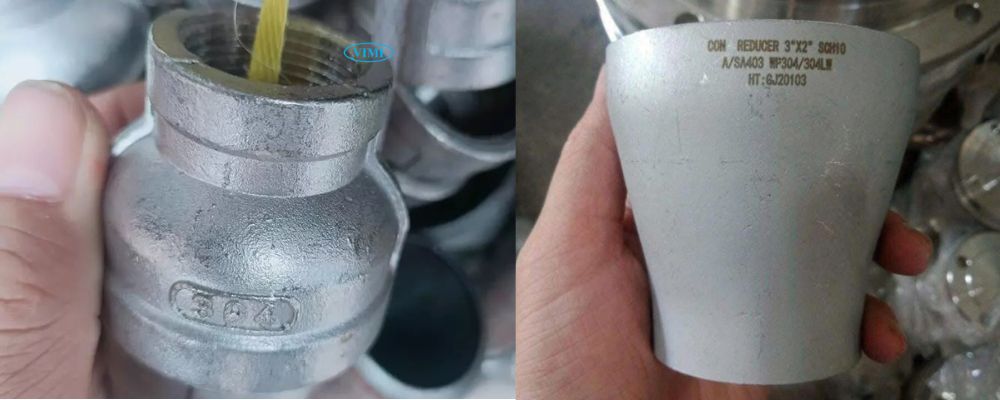 phụ kiện inox 304 kiểu côn thu