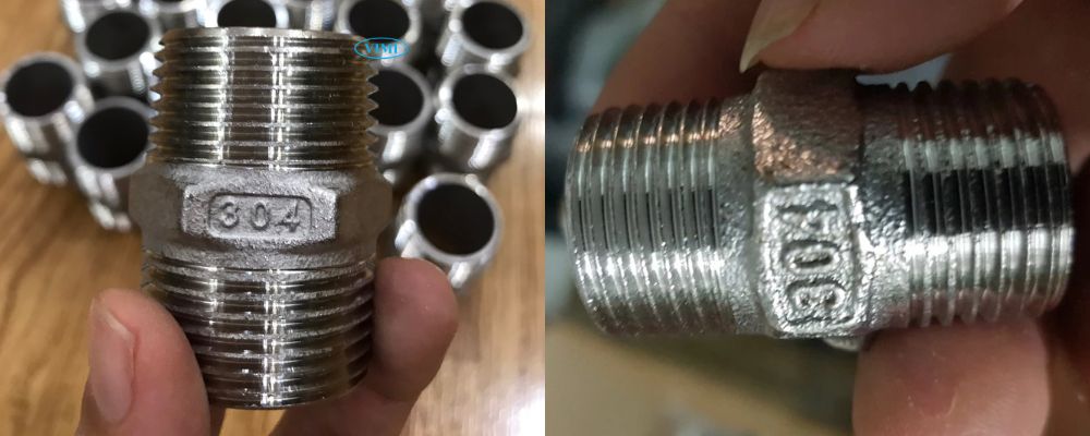 phụ kiện inox 304 kiểu kép