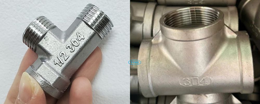 phụ kiện inox 304 kiểu tê