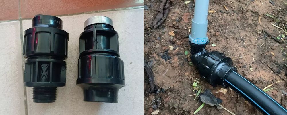 phụ kiện ống hdpe rắc co