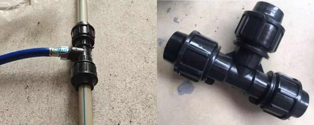 phụ kiện ống hdpe tê nhựa